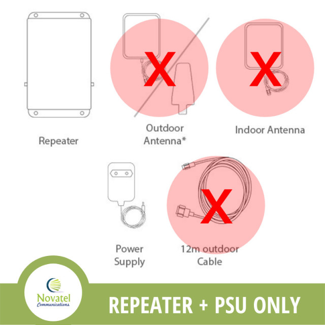 StellaDoradus 2-Band 800 / 900 MHz Mobile Phone Signal Repeater - Boosts Voice/SMS 4G LTE Signal In Buildings & Offices (R2-O-XXX)