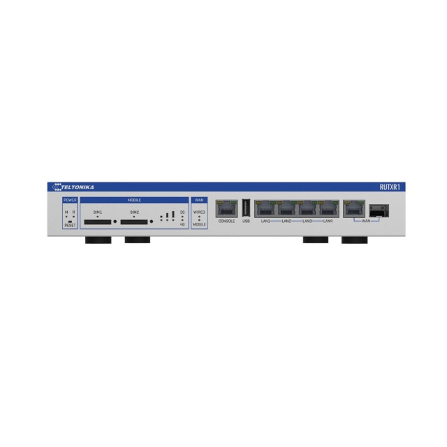 Teltonika RUTXR1 Enterprise Rack-mountable Dual-SIM LTE & Fibre Internet Router