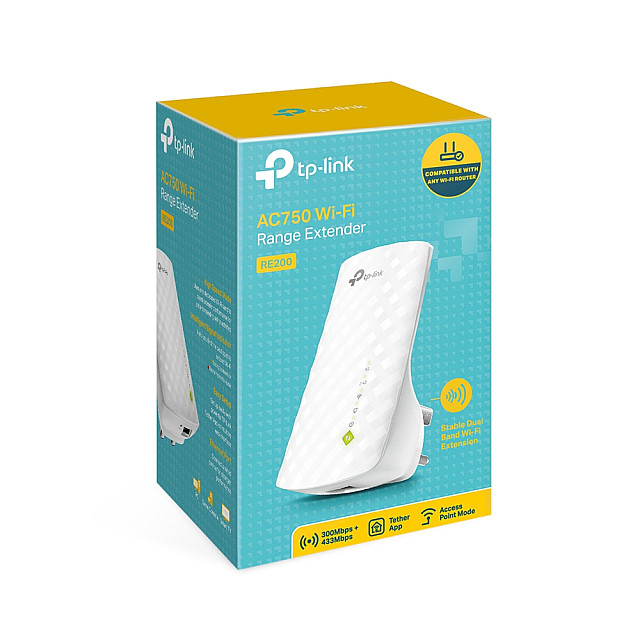 TP-Link RE200 AC750 Dual-band WiFi Range Extender